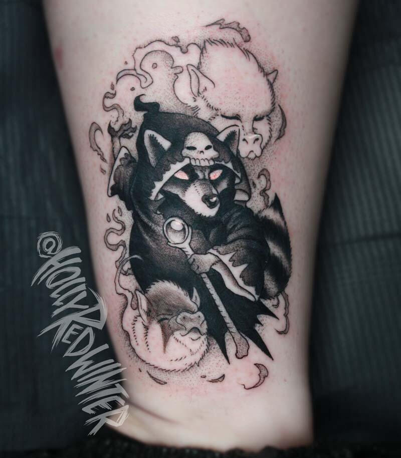 Raccoon Necromancer
