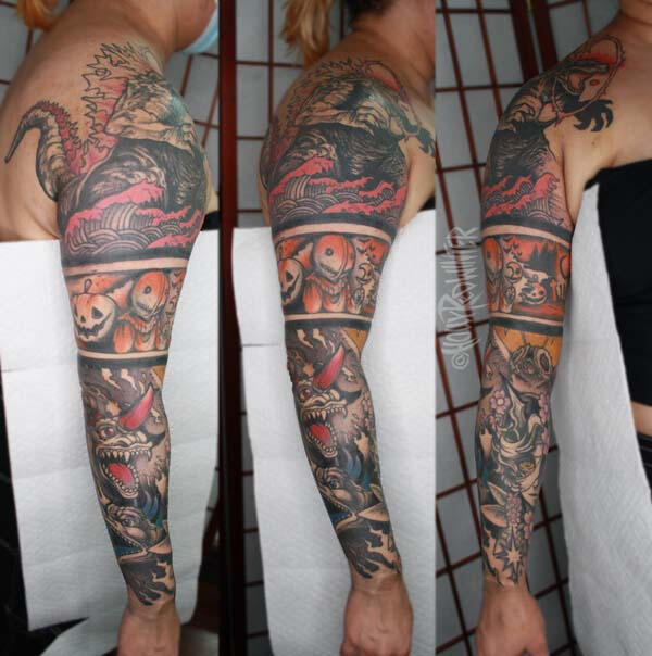 Godzilla Sleeve 1