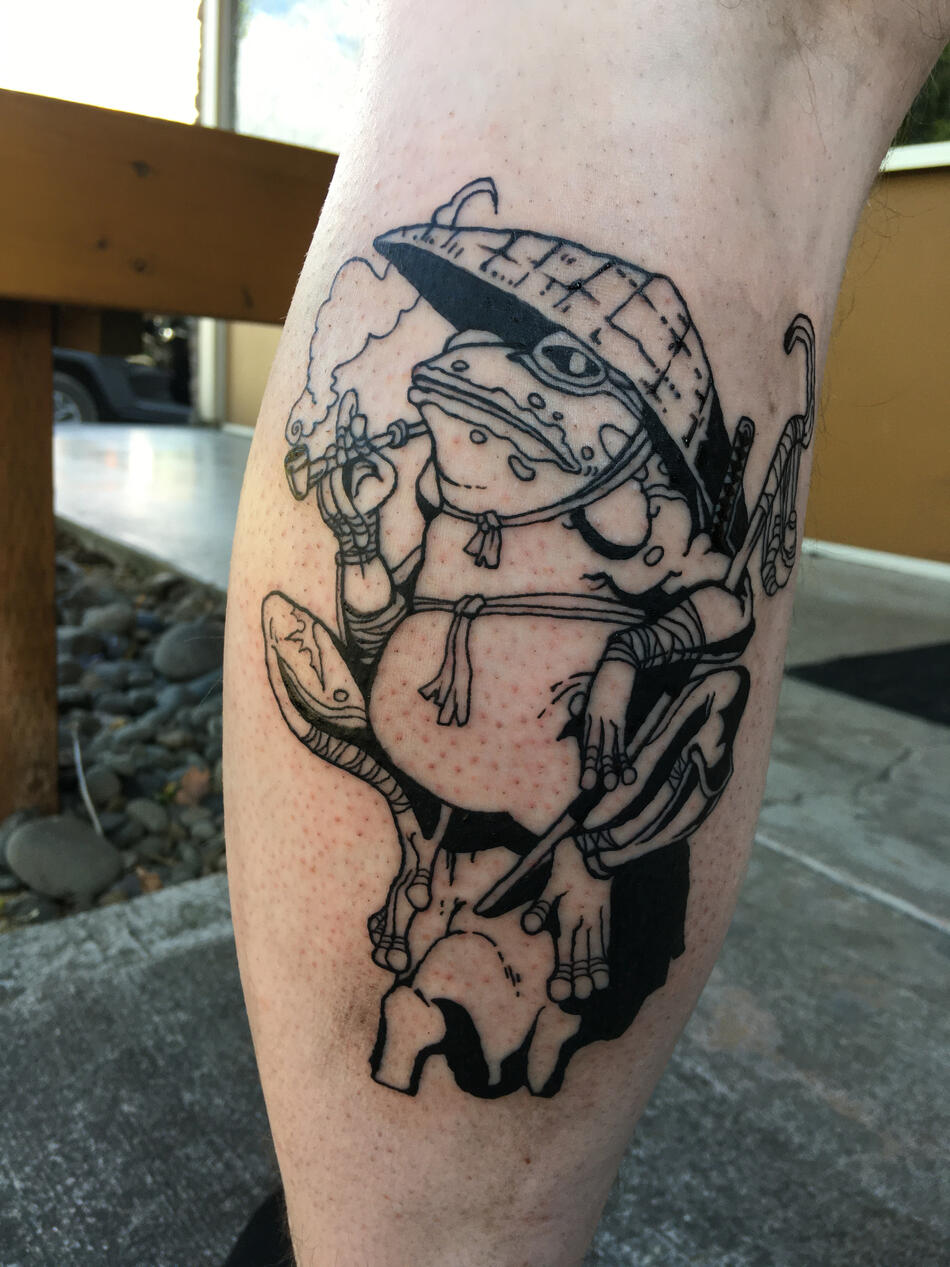 Samurai Frog